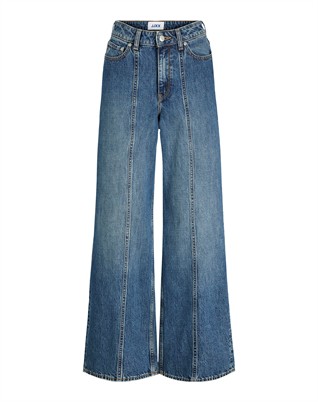 Tokyo Wide HW R282 Jeans - Medium Blue Denim